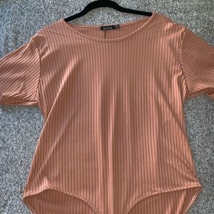 Mauve pink body suit